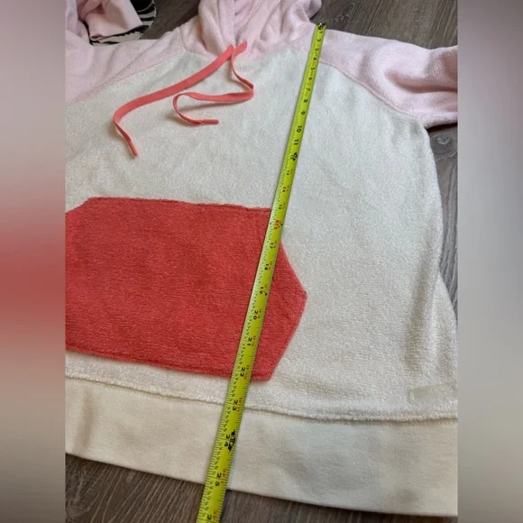 Outerknown Hightide Color Block Hoodie Sunset Blush Large - Picture 8 of 8